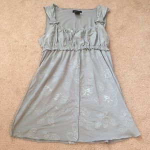 Romantic BCBG Embroidered Floral Tunic Top- Size M